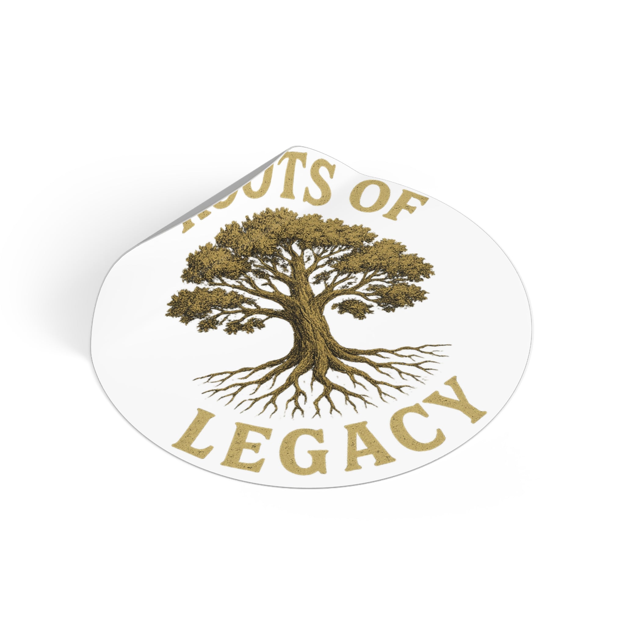 Roots of Legacy™ Vinyl Sticker – Empowerment Tree Decal for Laptops, Water Bottles, Journals & More (Multiple Sizes)