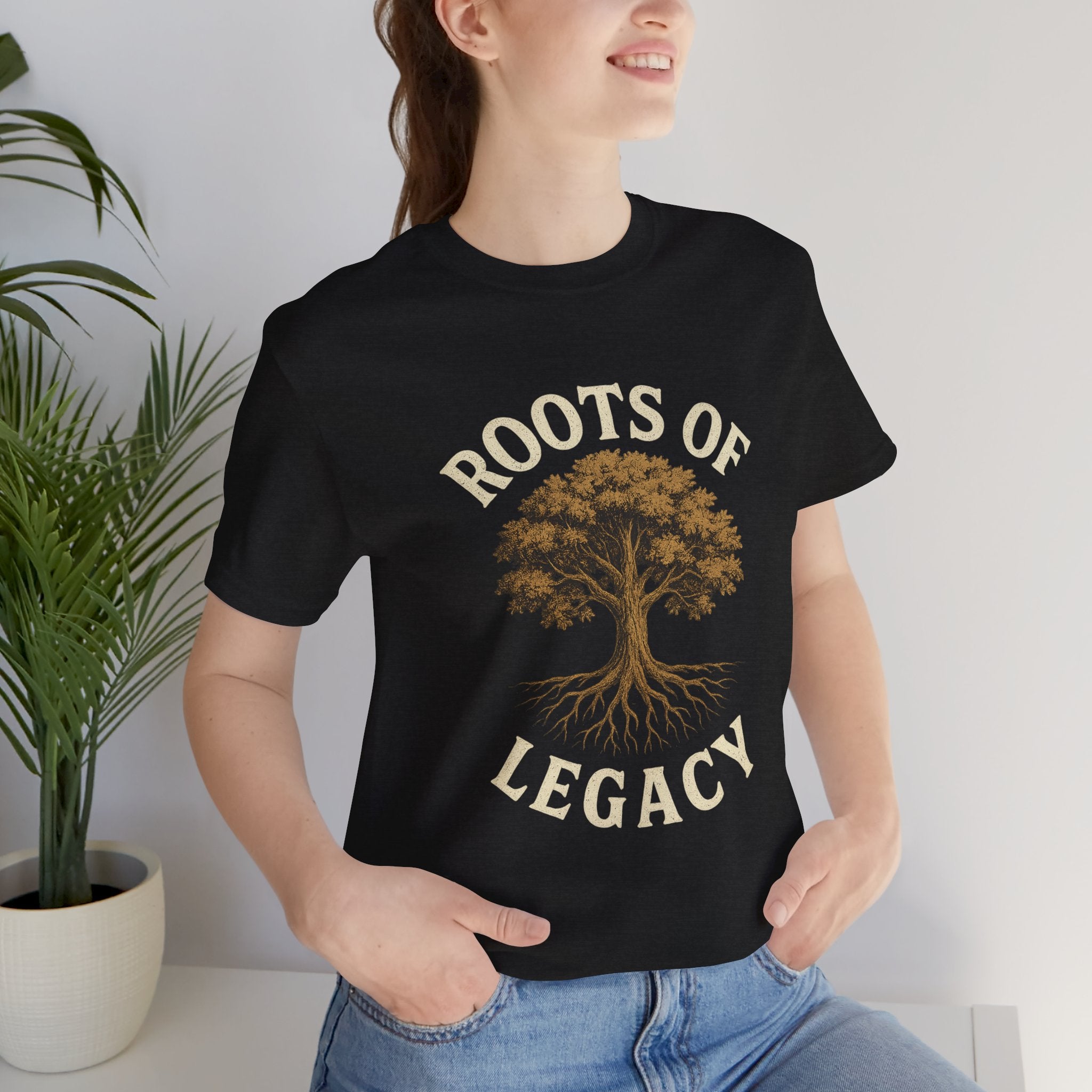 Roots of Legacy™ Tree of Strength T-Shirt – Empowerment Apparel for Purpose-Driven Women