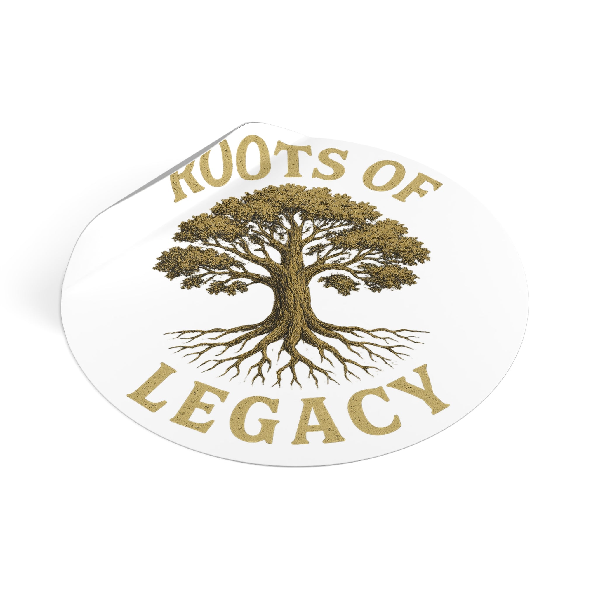 Roots of Legacy™ Vinyl Sticker – Empowerment Tree Decal for Laptops, Water Bottles, Journals & More (Multiple Sizes)