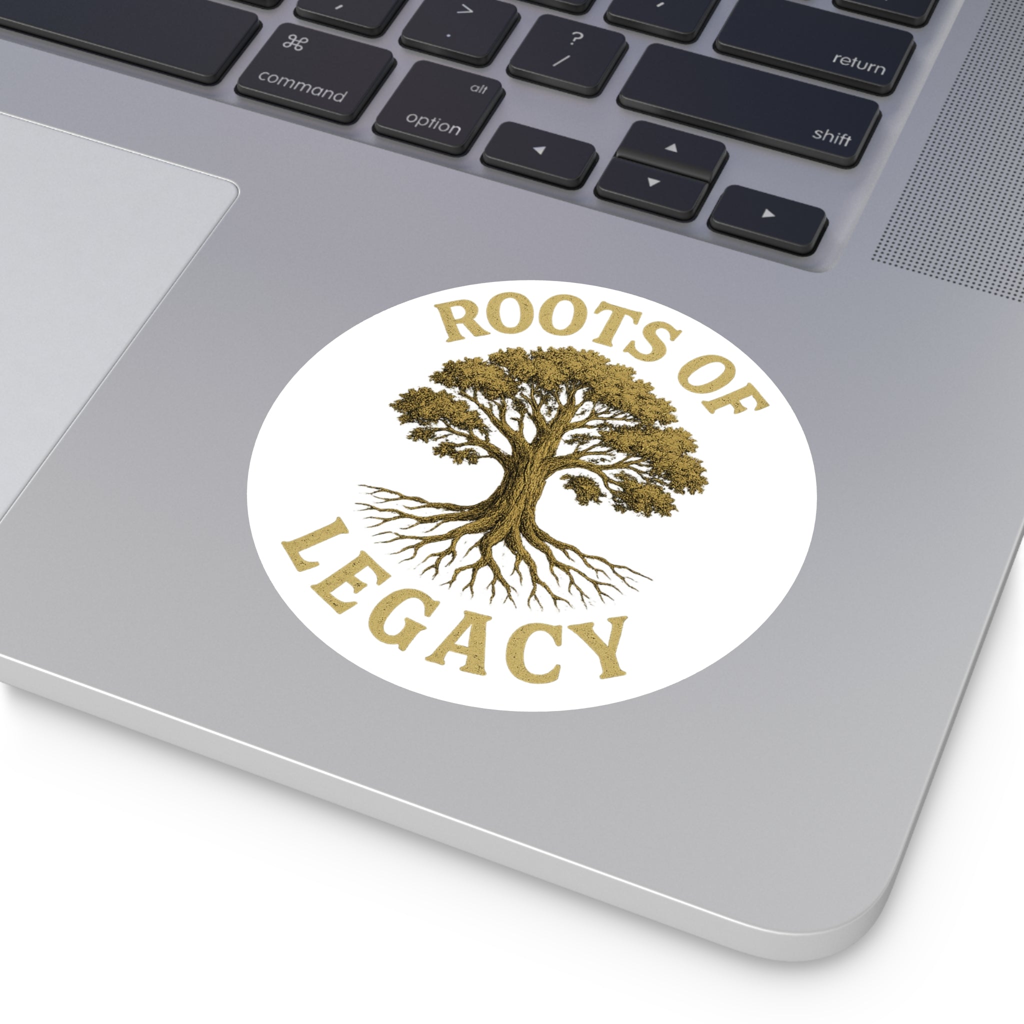 Roots of Legacy™ Vinyl Sticker – Empowerment Tree Decal for Laptops, Water Bottles, Journals & More (Multiple Sizes)