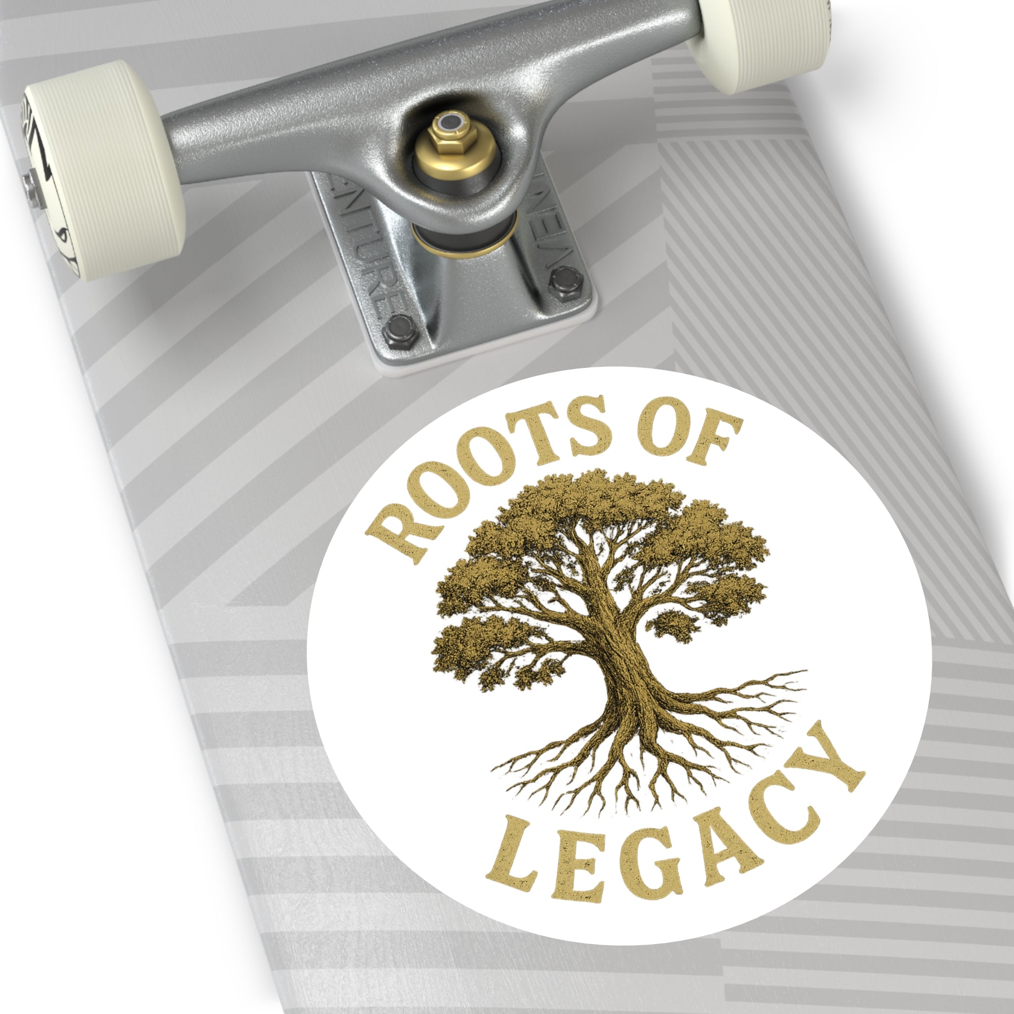 Roots of Legacy™ Vinyl Sticker – Empowerment Tree Decal for Laptops, Water Bottles, Journals & More (Multiple Sizes)