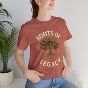 Roots of Legacy™ Tree of Strength T-Shirt – Empowerment Apparel for Purpose-Driven Women