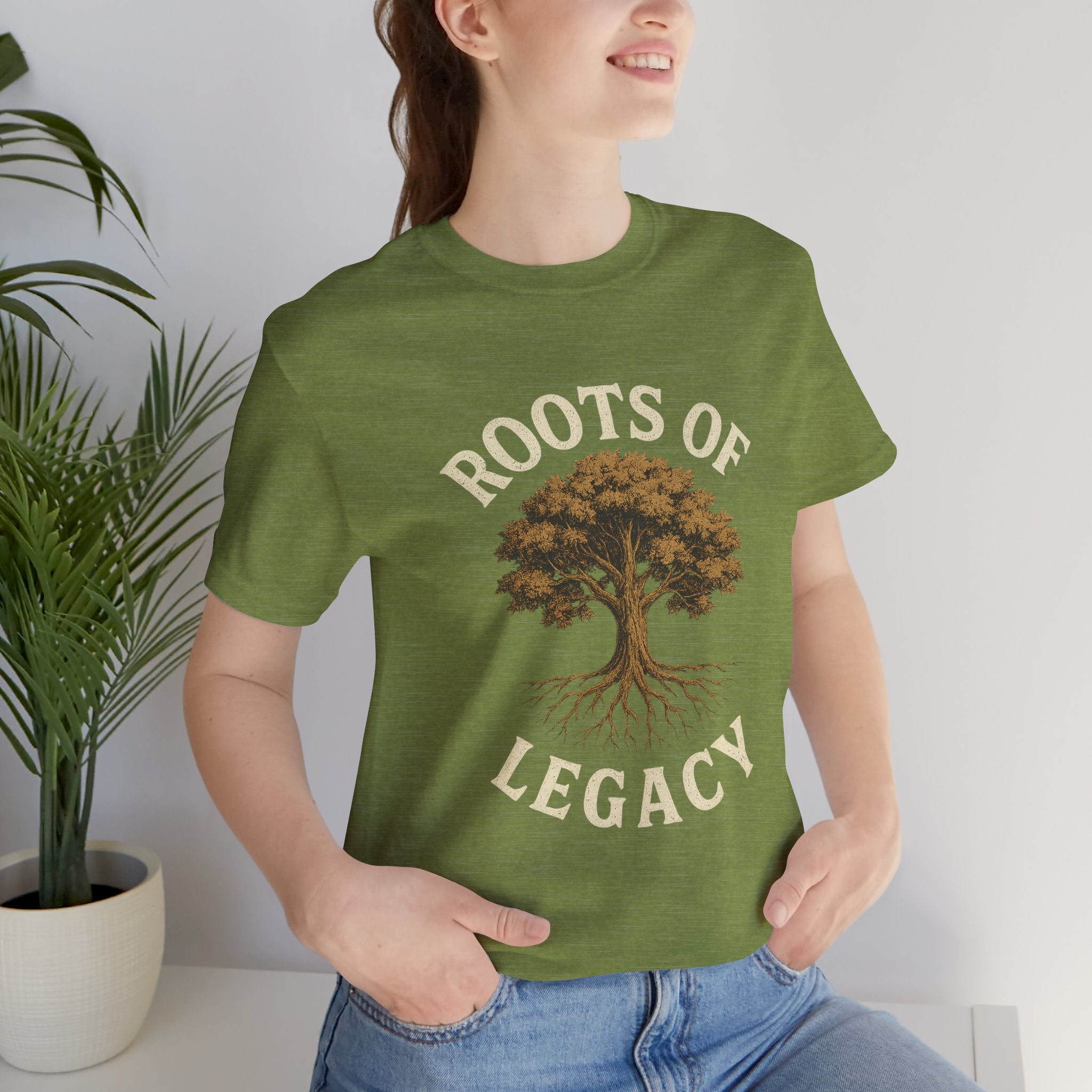 Roots of Legacy™ Tree of Strength T-Shirt – Empowerment Apparel for Purpose-Driven Women