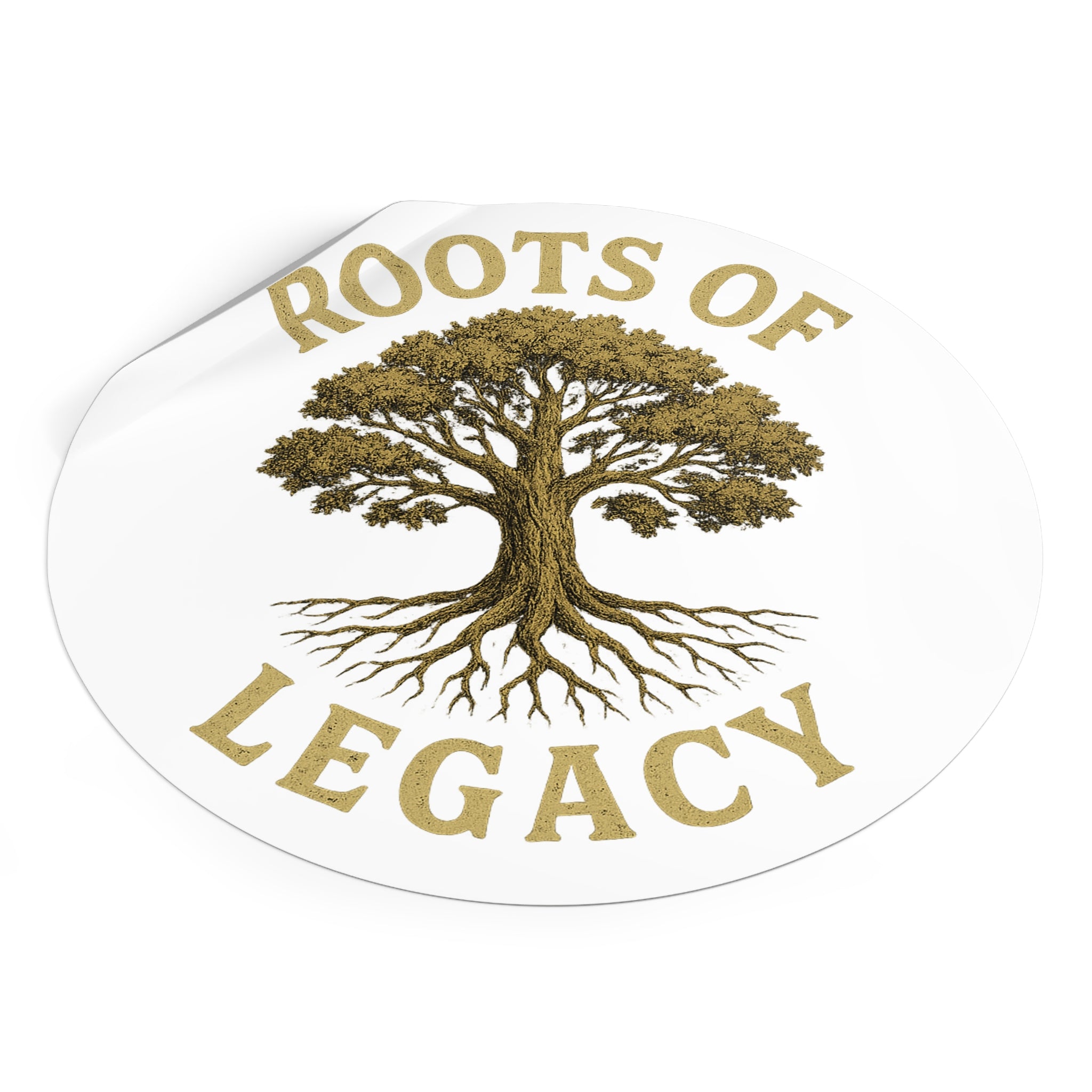 Roots of Legacy™ Vinyl Sticker – Empowerment Tree Decal for Laptops, Water Bottles, Journals & More (Multiple Sizes)